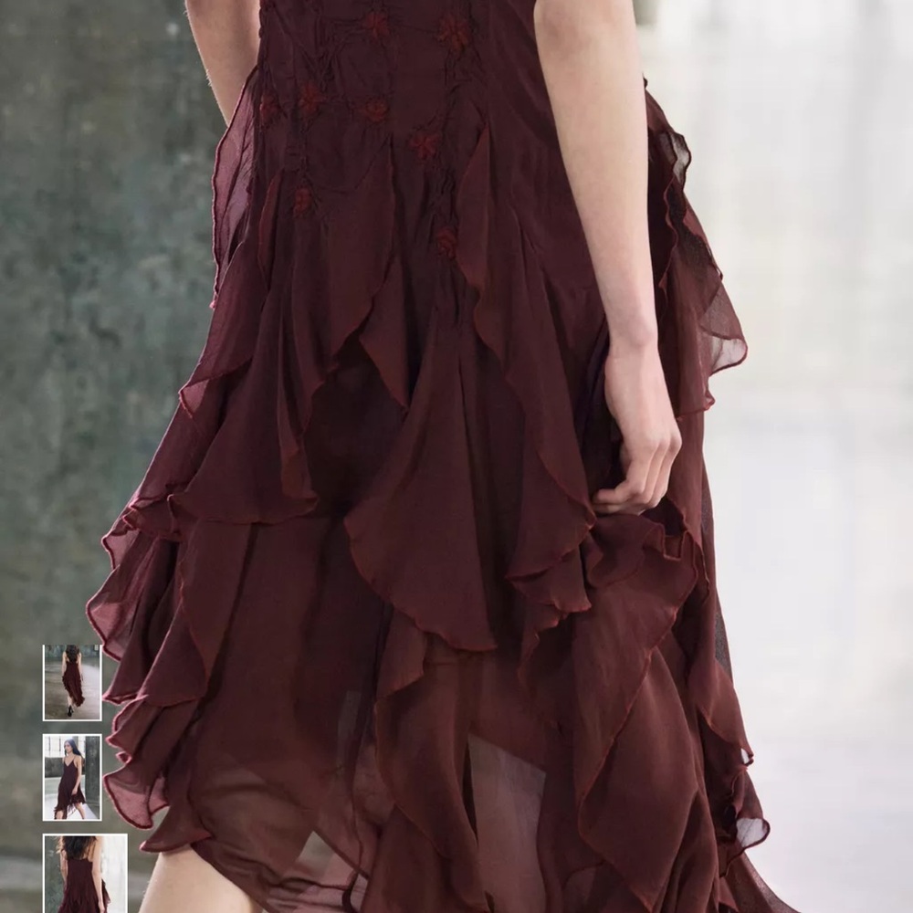 NWT ZW Collection | Embroider Asymmetrical Dress | M - Picture 4 of 12